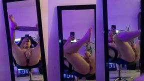 pulling anal beads out of my tight ass and cum 🤭💦 [full hd]