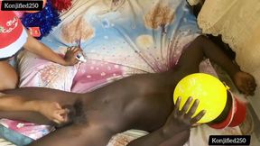 Sweet black dick on Christmas day