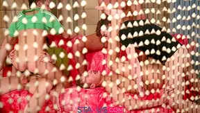 Three Twinks Drenched in Cum After Wild Steaming Threesome – GayXXX