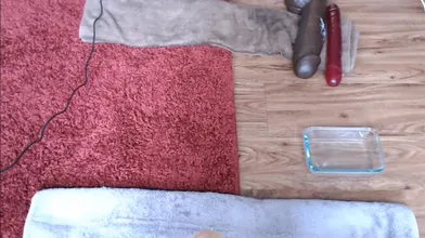 A Sexy Shemale Bounces On Her Big Dildo