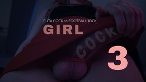 GIRL COCK 3 - Football Jock Loves Girl Cock