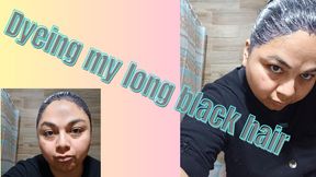 I dye my long black hair. Why don't you give it a try with me?