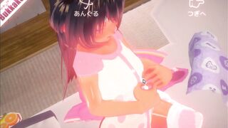 【Unity】Everyday Scenes of Summer inside Japan with little Succubus【interactive Animation】