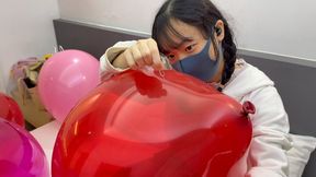 [Pear Shape POP] Ebi-chan's Needle Poking Until It Bursts ?