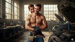 el mecanico semental y mi culito virgen 🔧💦 🍑