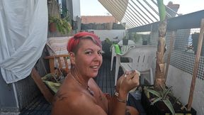 Swallowing Cum & Piss Cock-tail From a Condom