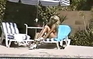 Crystal Gold At The Pool