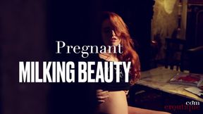 Martina Violet - Pregnant Milking Beauty