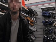 Trying underwear since there's no fitting room