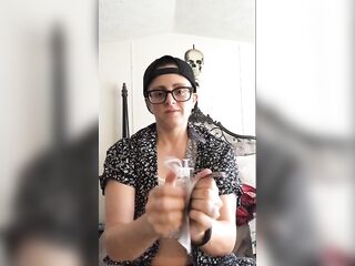 Trans dude ASMR unboxing HRT kit