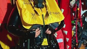 Airplane Life Vest Inflation