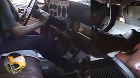 77 Pickup Flooded by Hard Pumping Multiracial Girl