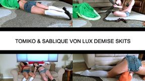 TOMIKO AND SABLIQUE VON LUX DEMISE SKITS - MP4