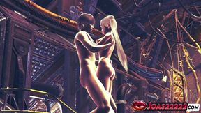 3D Hentai Animation Featuring Princess with Big Ass and Pierced Nipples in Hardcore Doggystyle Anal Scene
