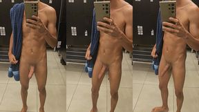 naked at the gym