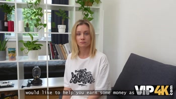 VIP4K. Blowjob for a stranger?
