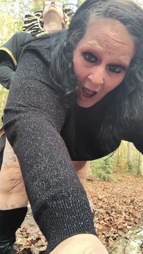 Lap Dance in the Woods Got His Pecker Hard Boing