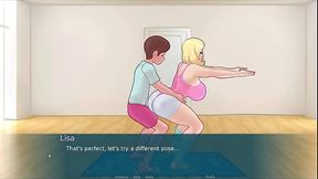 SexNote - ALL SEX scenes [ TABOO HENTAI game PornPlay ] Ep.21 step aunt teaching sexy yoga