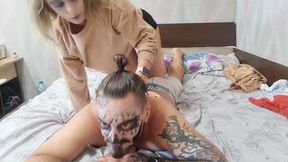 zombie massage on back monster