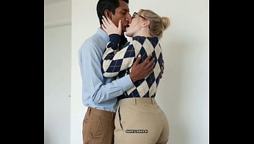 Horny secretary gets filled with cock in raunchy AI-generated scene