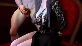 3D big boobs Asian mature milf got bandaged and got fucked so hard