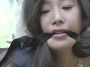 Bound Brunettefetish: Hitomi&#039;s Stockinged Foot Dom