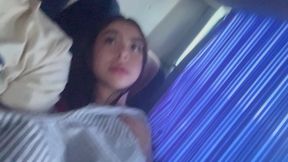 Road to MEDELLIN, jerkoff and fingering pussy with in public service bus