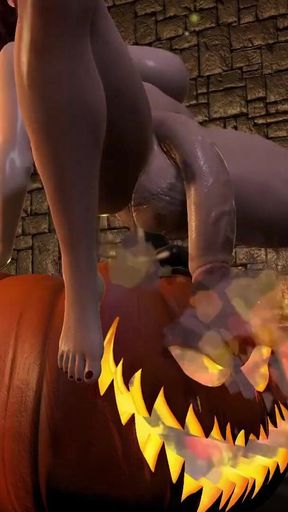 A trap girl for the pumpkin king