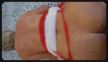 Kittina Clairette Naughty Christmas Slut Fucked in Santa Outfit