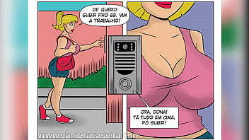 Hist&oacute_ria em Quadrinhos Porn&ocirc_ (HQ Porn&ocirc_) - Um Bico de Faxineira - Putarias na Favela - C&acirc_mera Caseira