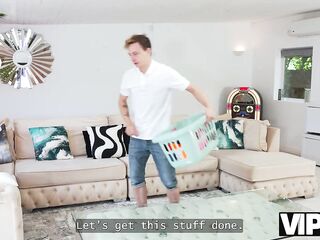 VIP4K. Slutty MILF loves my dirty laundry!