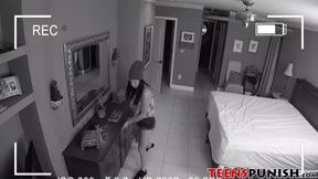 Kymberlee gagging on a guys long dick and getting fucked