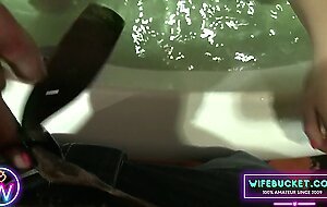 Amateur MILFs by Wifebucket - She went for a bath but ended with dick in the mouth
