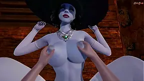 Lady Dimitrescu Dominates Lover in Steamy Dungeon Encounter – Resident Evil Desires