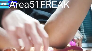 Area51Freak Pussy Ruined Gushing After Breeding Creampie