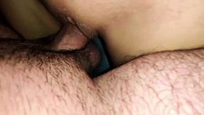 Skinny 18-year-old amateur takes a huge cumshot