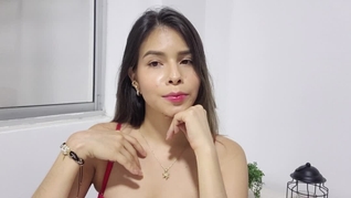 🌹 "Red Temptation: Showing Off My Nails & Stretching in Scarlet Lace" 🔥