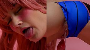 Exciting Tiffany's pink hair xxx