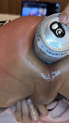 Epic moment from "shemale destroy ass with can of energy drink"