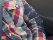 Cumshot while driving is harder than I tought !