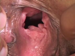 Nasty little Latin whore sucks on swollen guys dick