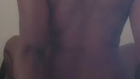 Thick horny ebony rides and squirts