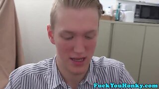 Twink Auditions for BBC Casting: Interracial Bareback Reality!