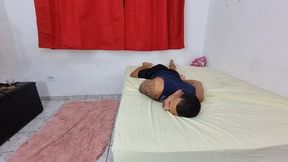 Britney Hunter farted with a tights in the face of jack harris 1