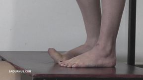 The Slave Will Not Have an Orgasm Under Mistress Cassy's Bare Feet