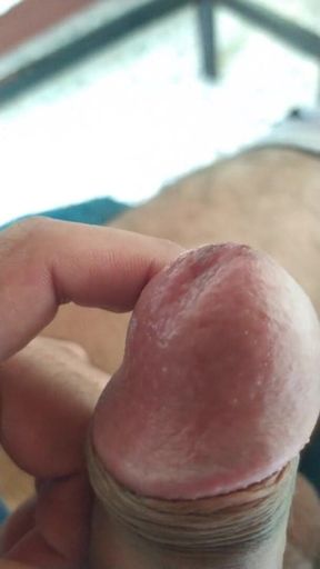 Precum Glans and Foreskin