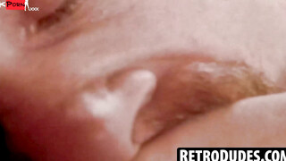 RetroDudes.com - Handsome Jack kisses me then fondles my flaccid cock in intimate pla