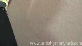 Hot MILF upskirting and foreskin tease