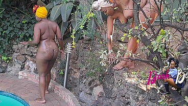 Village girls play with sex toys for the first time