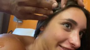 Sara Diamante gets a black cock in Budapest PART 2